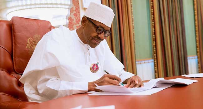 Full Text Of Buhari's Letter To NASS For Approval Of Fuel Subsidy Payments