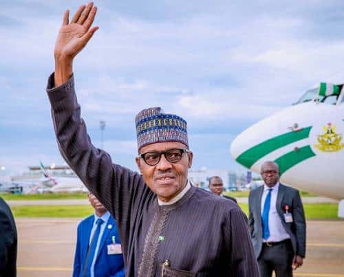 '02 Way' - Reactions As Buhari Travels To London For Medical Checkup