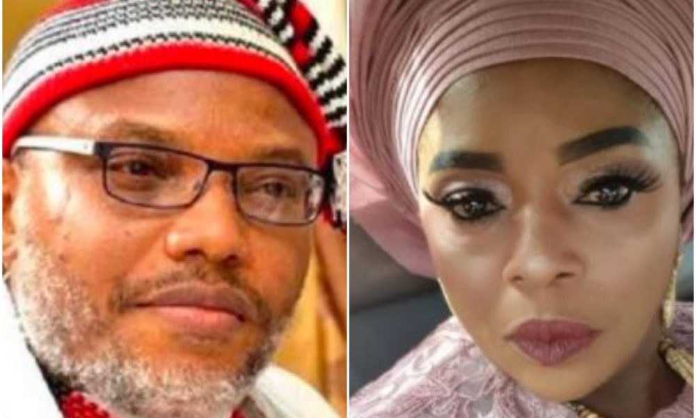 Rita Edochie Calls For The Release Of Nnamdi Kanu, Says 'We Can't Continue To Be Third Class Citizens.'